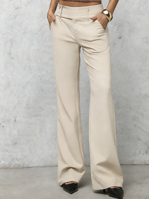 🔥 Nouveauté 2026 et en vedette - 49 % de réduction 🔥 Pantalon de tailleur évasé élégant pour femme