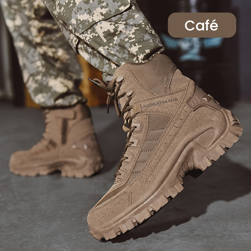 🎁Bottes de combat de travail anti-perforation imperméables pour hommes (amélioration de la durabilité)