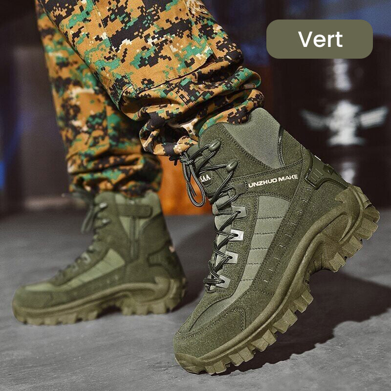 🎁Bottes de combat de travail anti-perforation imperméables pour hommes (amélioration de la durabilité)