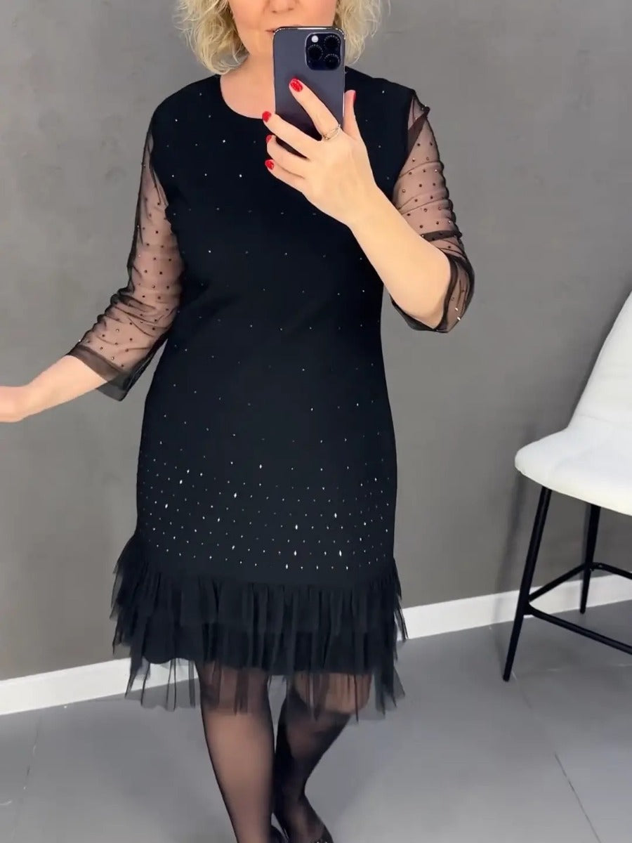 👗 66% DE RÉDUCTION ! ✨ Robe Femme à Strass – Élégante, Confortable & Parfaite pour Toutes Occasions 💫