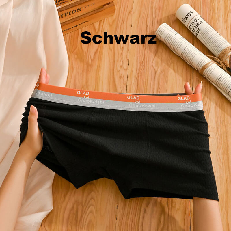 Sous-vêtements en coton jacquard doux pour hommes