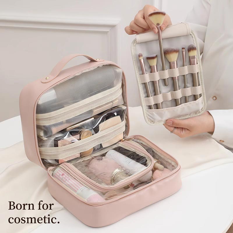 🔥Ventes chaudes - 49% de réduction⏳Trousse de toilette et de cosmétique à compartiments multiples