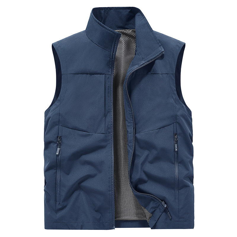 Gilet Confortable Pour Hommes à Séchage Rapide avec Poches
