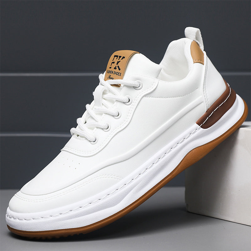 Baskets décontractées et confortables en cuir PU pour hommes