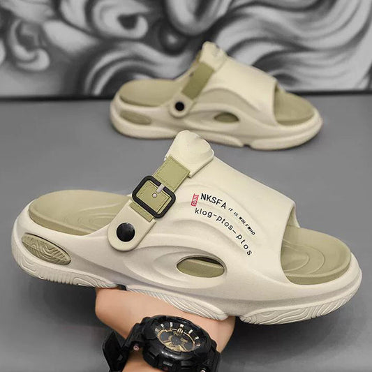 🔥Pantoufles à double usage antidérapantes pour hommes et sportifs d'extérieur