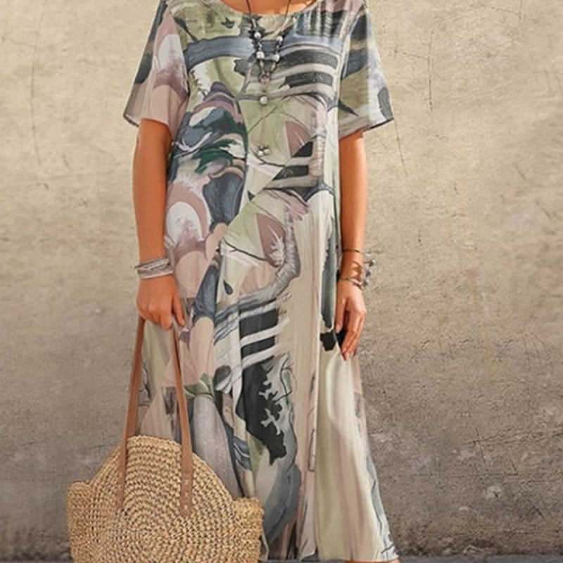 ⏳Offre spéciale à durée limitée ⏰ Robe tropicale brise légère