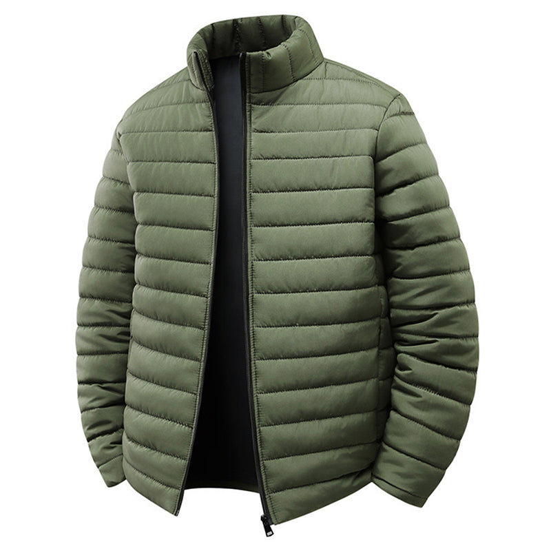 Veste légère en coton uni couleur chaude