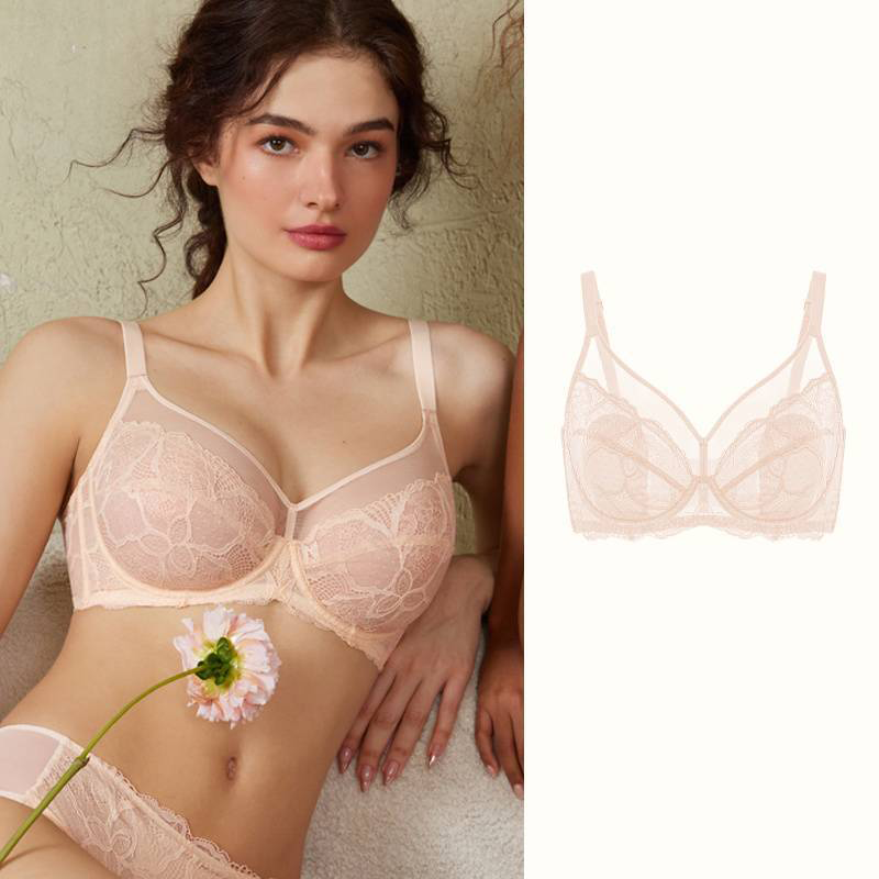 Soutien-Gorge Fin Anti-Affaissement à Bonnet Complet avec Maintien pour Femmes