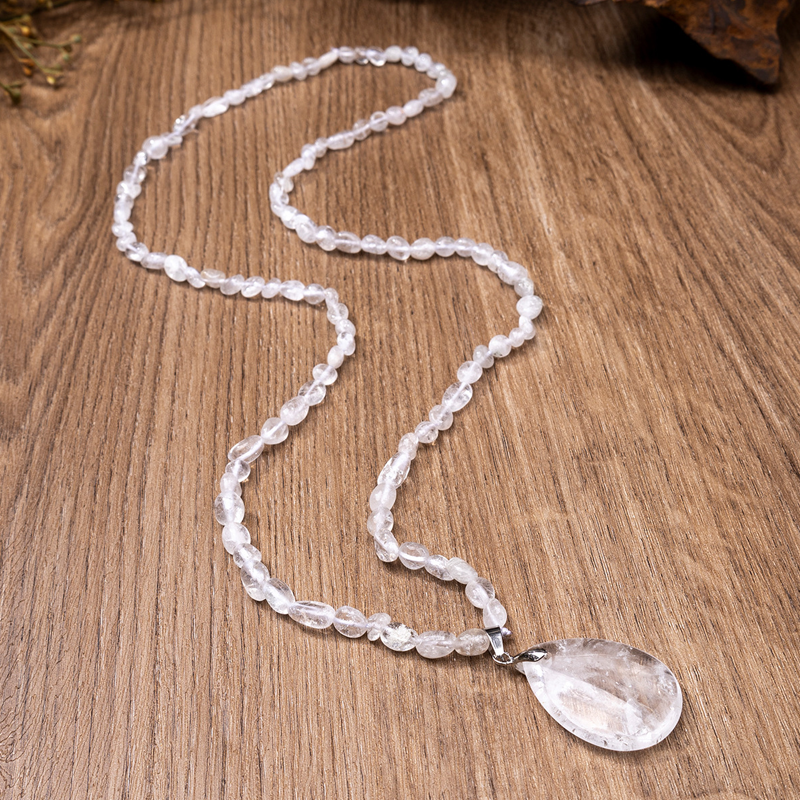 📢📢50 % DE RÉDUCTION !!⏰Collier en cristal synthétique avec pendentif en forme de larme