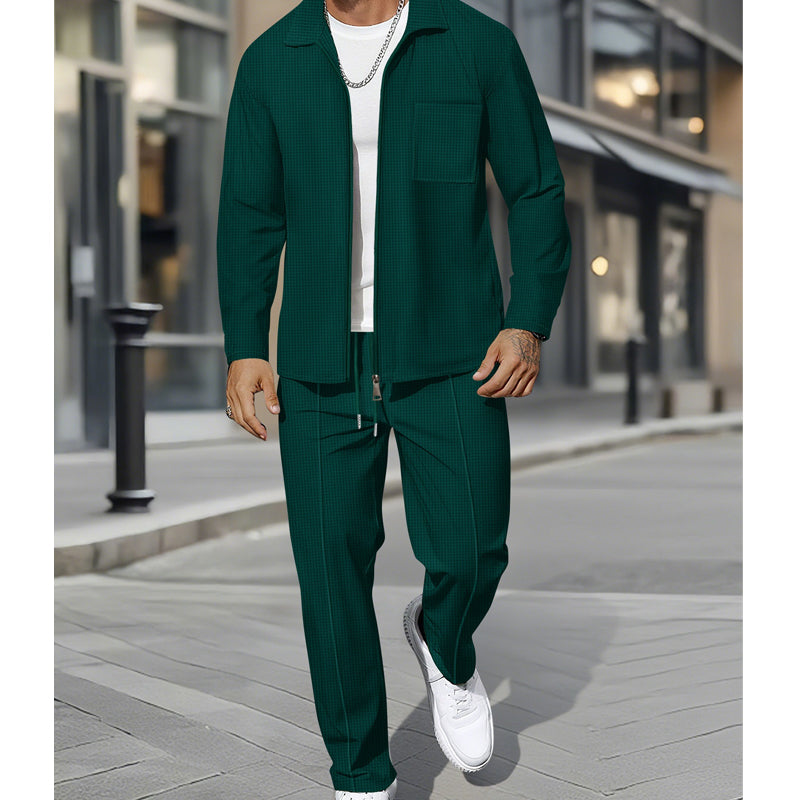 Ensemble décontracté veste à manches longues et pantalon