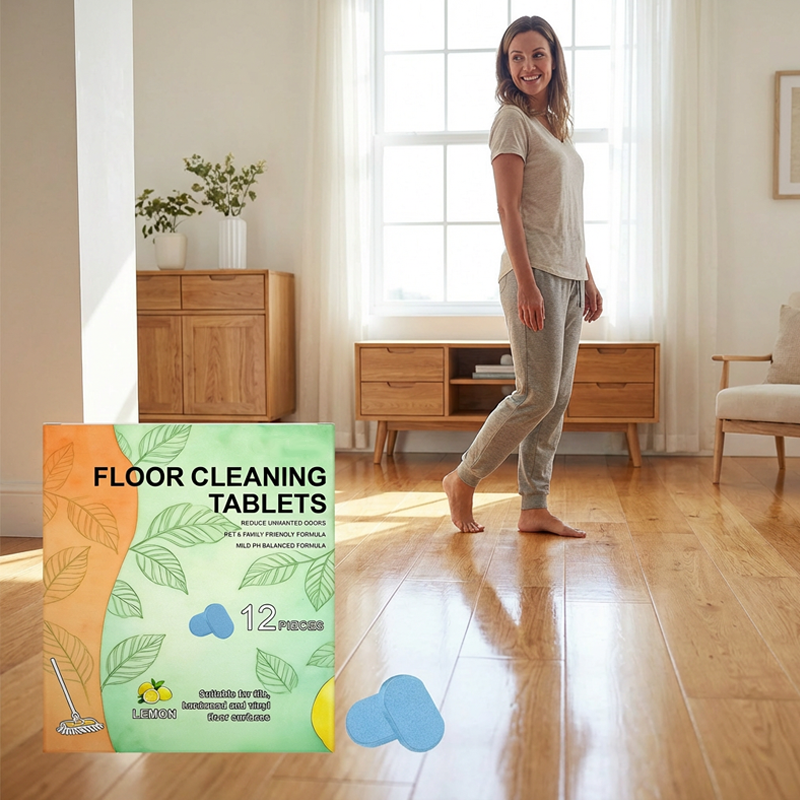 Pastilles nettoyantes pour sols – Pour le carrelage et le parquet, avec un parfum frais et un fini brillant🧽✨
