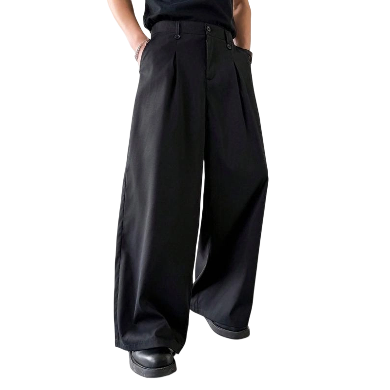 ⏰ Limité 50% de réduction !!👖 Pantalon de costume classique pour hommes ✨ Jambe large, confortable et élégant