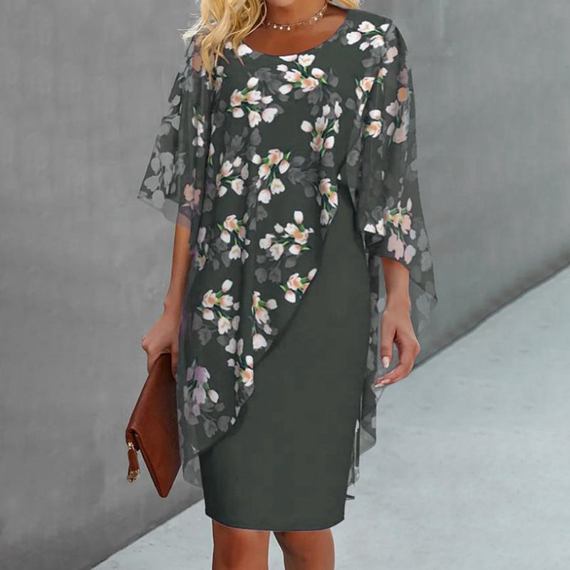 đ PROMO LIMITĂE 50% DE RĂDUCTION ! âš Ensemble Robe et BolĂ©ro Fleuri â ĂlĂ©gant, FĂ©minin đž
