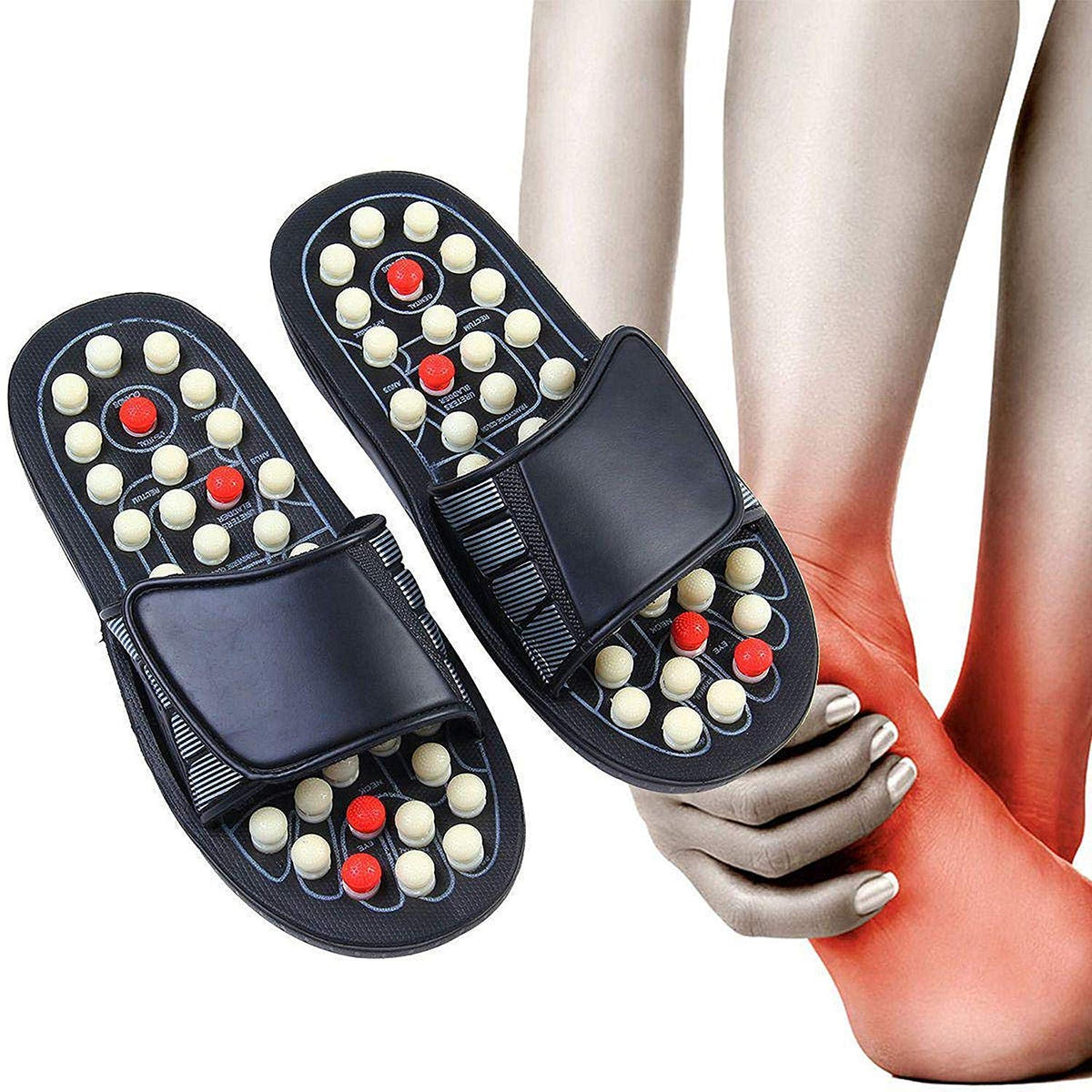 Chaussons d'acupression et de magnétothérapie 🔥60 % DE RÉDUCTION !🔥