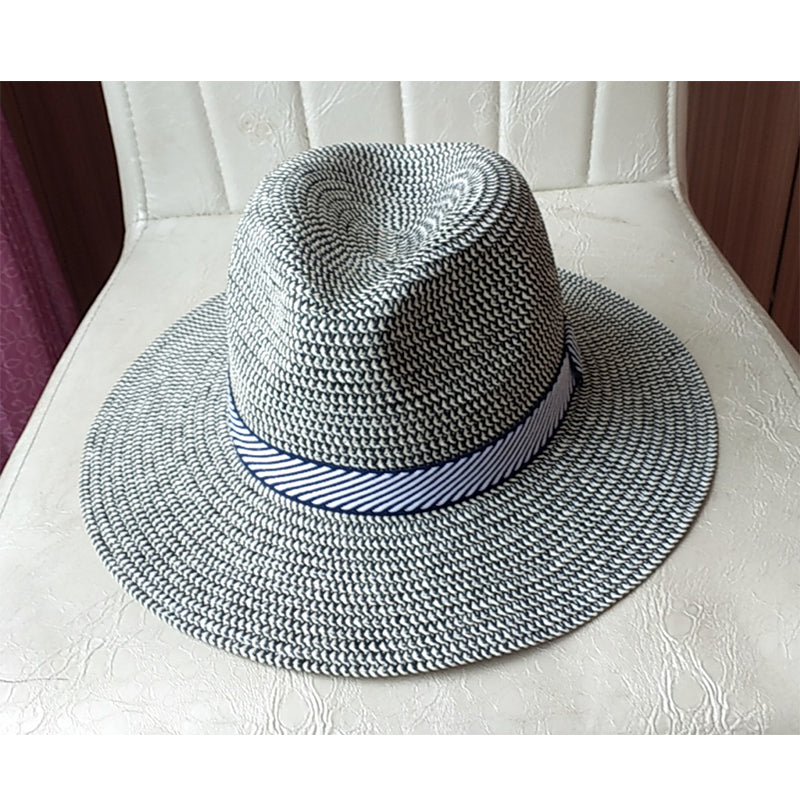 Chapeau de soleil léger en matière tissée