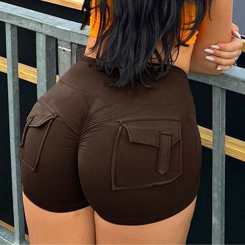 Short de sport push-up pour femme – Fitness et yoga