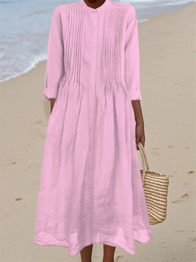 Robe chemise fluide