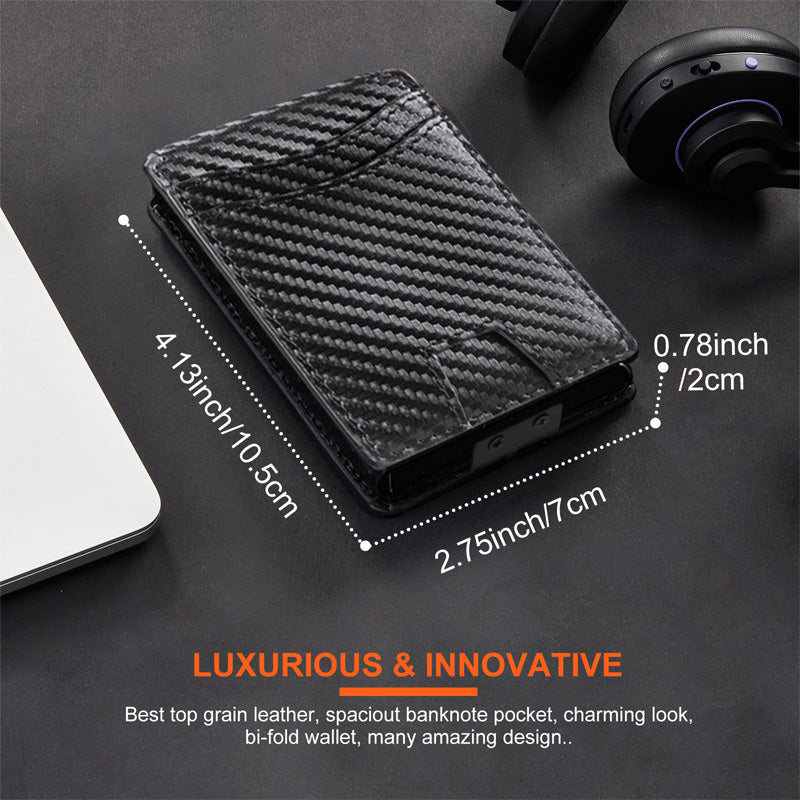 Porte-cartes magnétique pour homme – Compact, pliable et élégant
