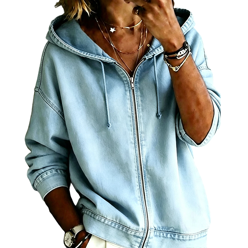 đNouveautĂ©s 50% OFFđ„Veste Ă Capuche ZippĂ©e DĂ©contractĂ©e pour Femme