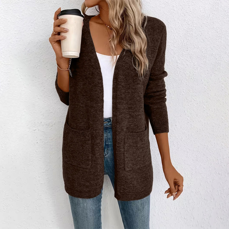 ✨ OFFRE PRIVILÈGE · -50 % | Cardigan Femme en Maille – Chic & Décontracté
