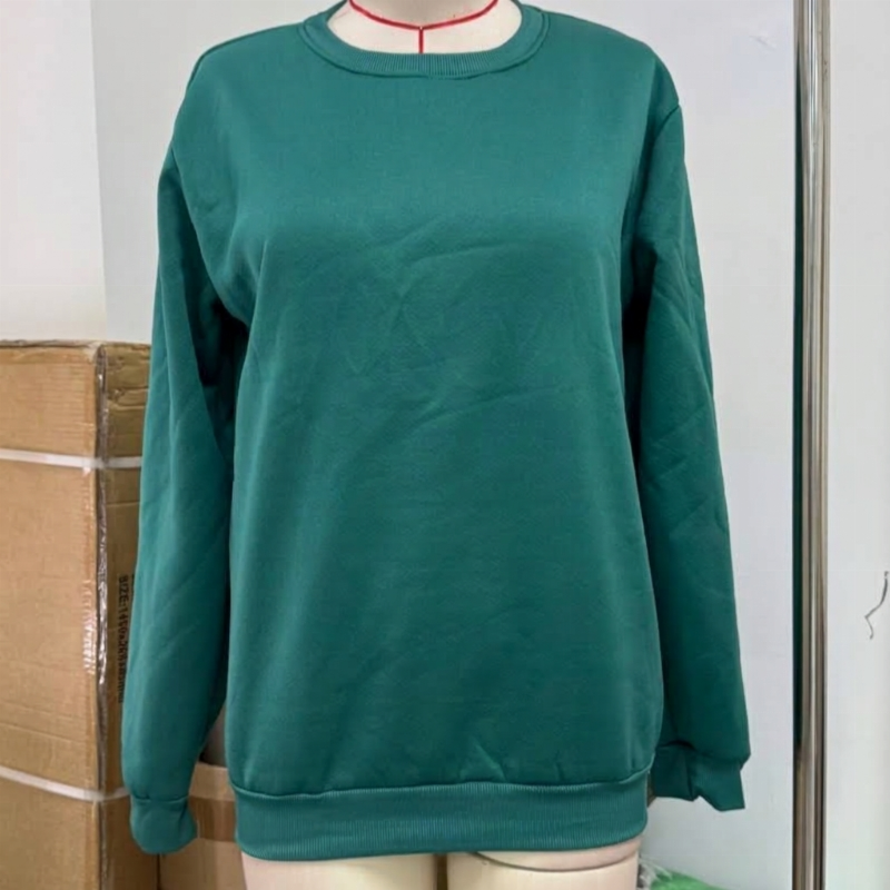 Sweatshirt ras du cou pour homme doublé polaire