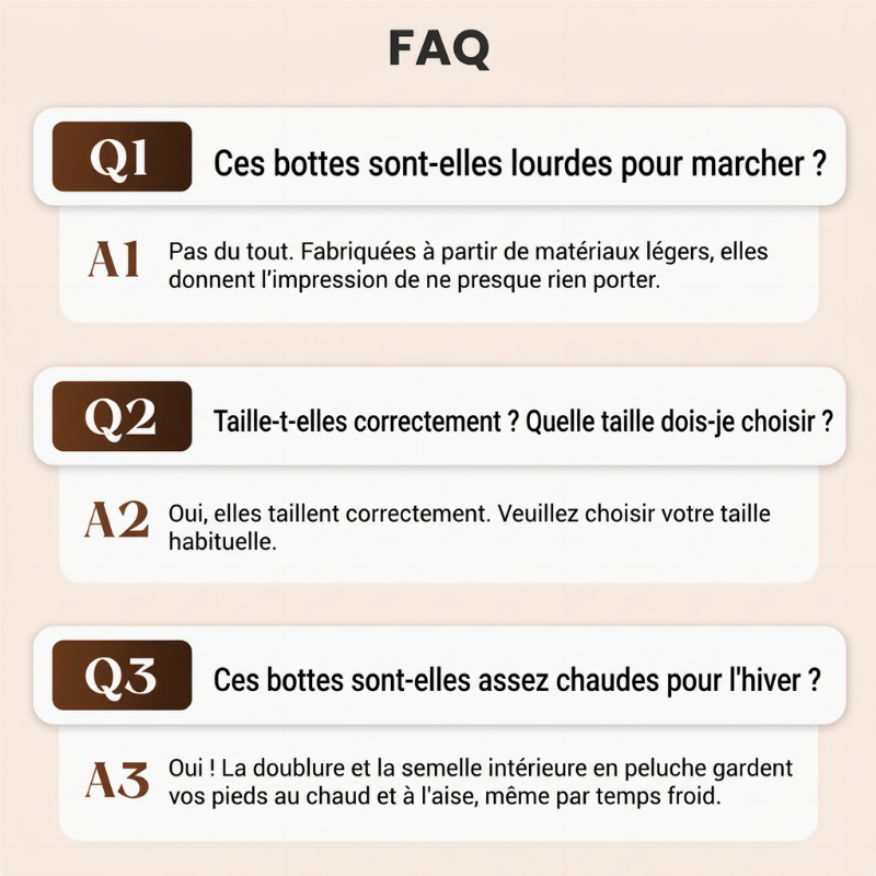 Bottes mi-mollet chaudes, antidérapantes et résistantes à l'usure pour femme
