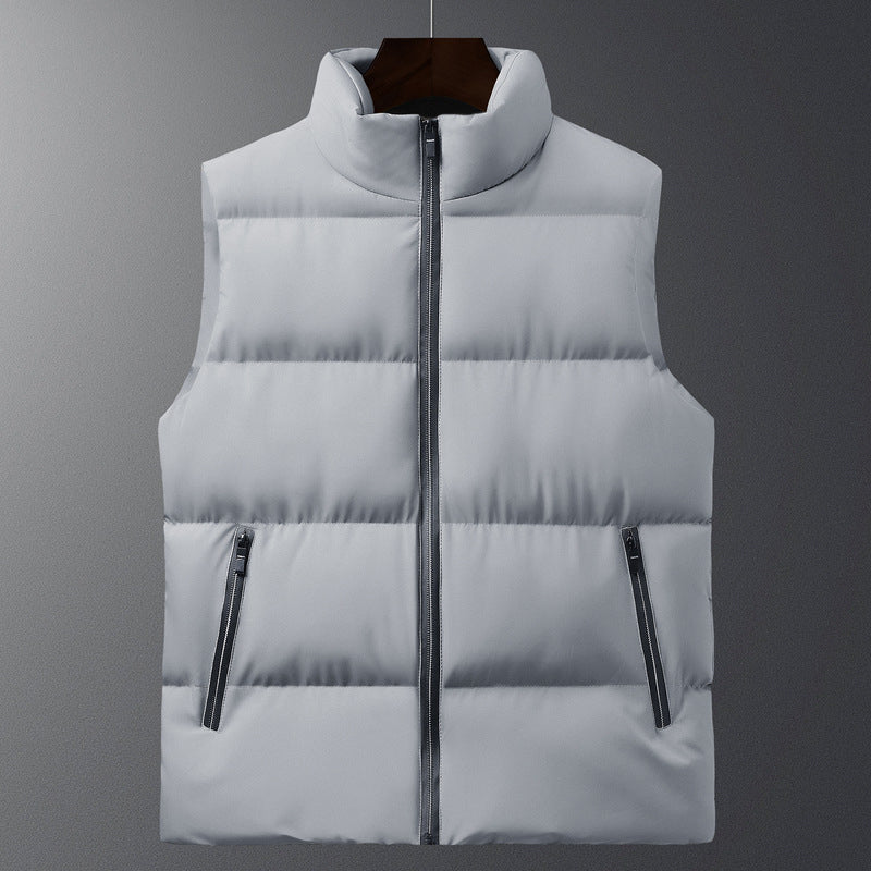 🔥 50% de réduction 🔥Gilet matelassé classique pour homme à col montant