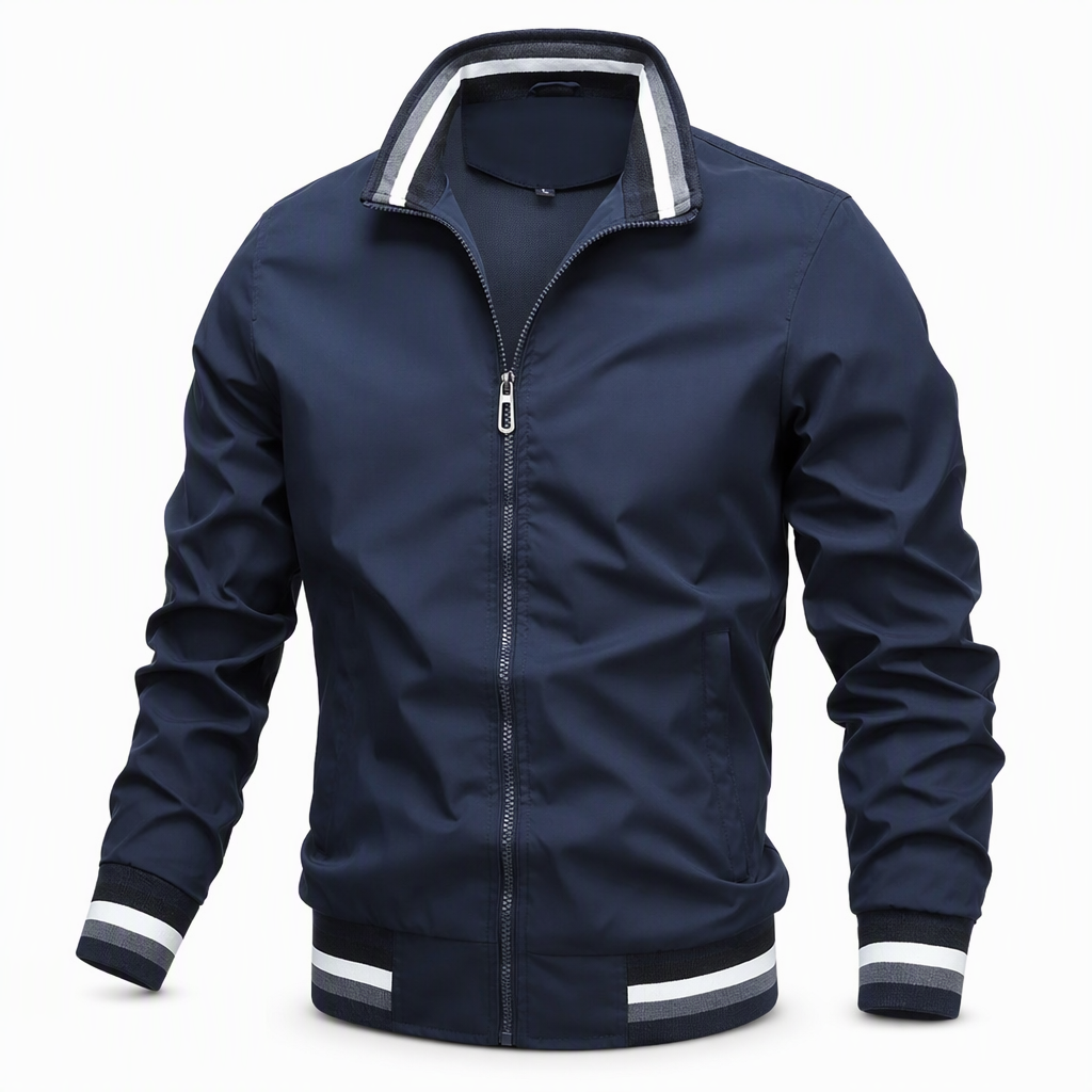 Veste décontractée unie pour homme