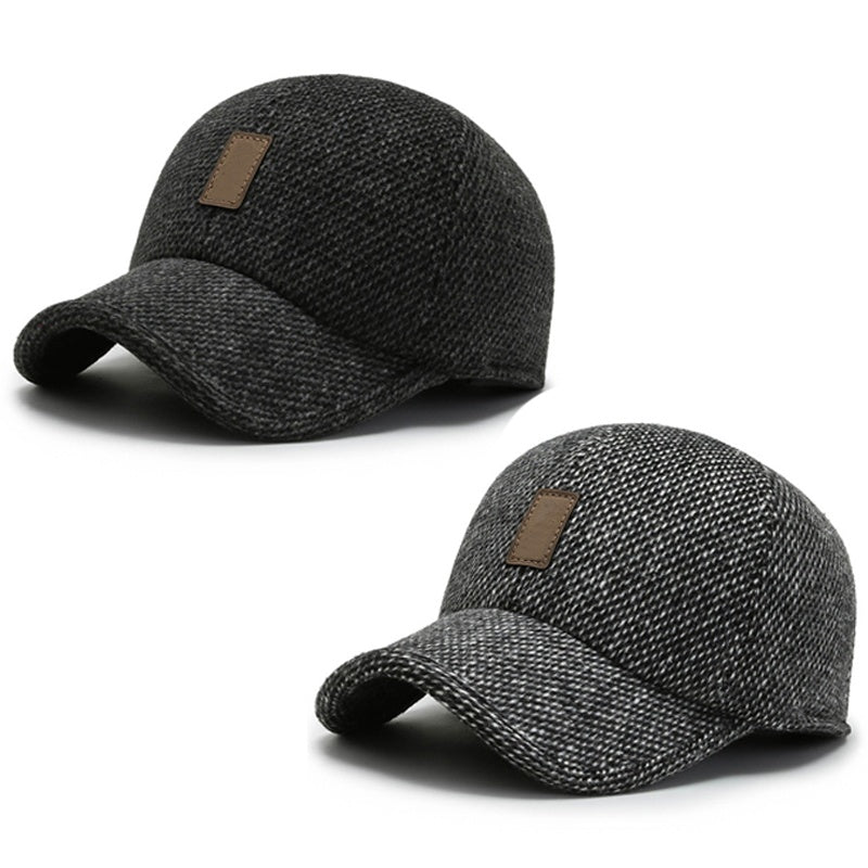 🧢Casquette de baseball chaude pour homme avec protège-oreilles
