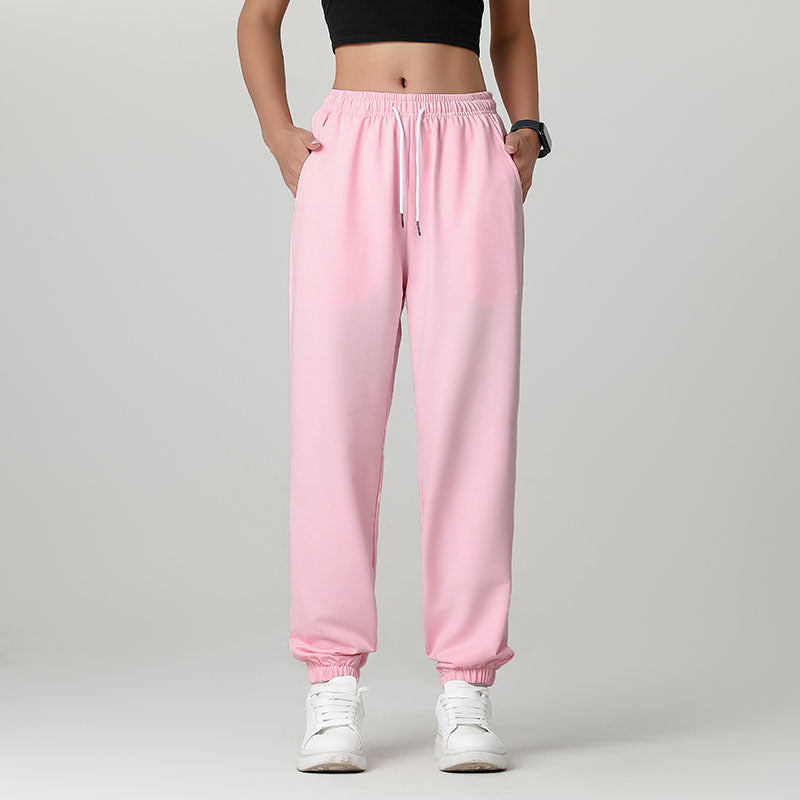 Joggers décontractés de sport pour femmes avec cordon de serrage