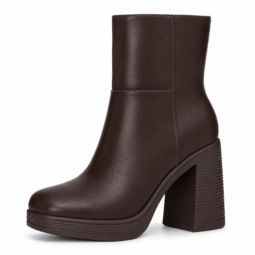 Bottines à semelle épaisse et talon chunky