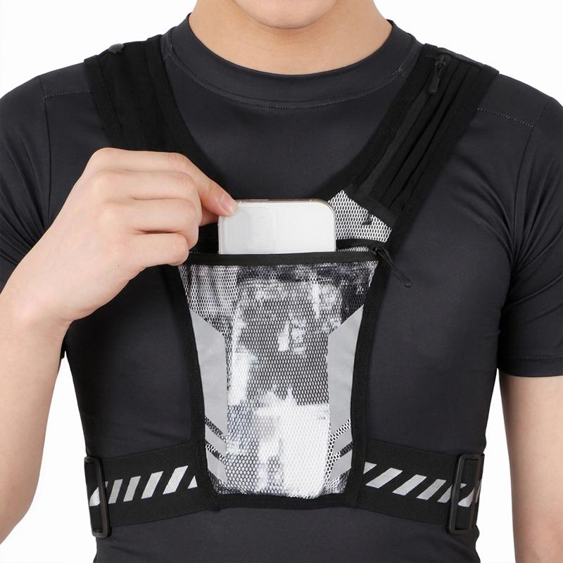 Gilet à Dos Running Outdoor pour Téléphones et Hydratation