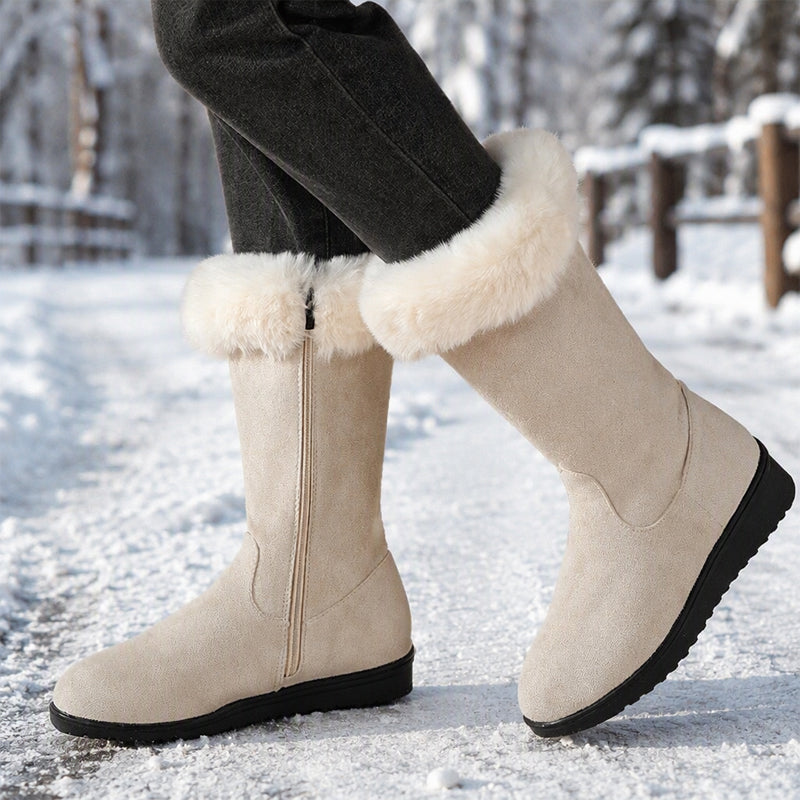 Bottes de neige confortables, chaudes et antidérapantes pour femmes