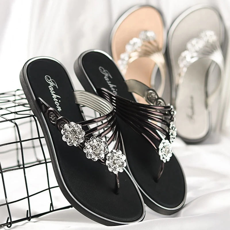 🎁50 % de réduction pour une durée limitée⏳Sandales plates pour femmes
