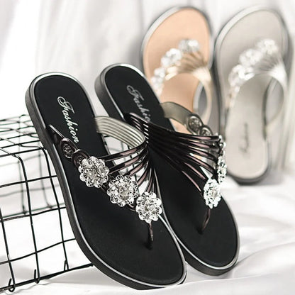 🎁50 % de réduction pour une durée limitée⏳Sandales plates pour femmes