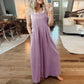 💝 Combinaison sans manches pour femmes avec jambes larges et poches