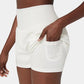 ✨️ 2025 It soldes 49% de réduction🥰 Short de yoga 2-en-1 avec taille haute et poches latérales