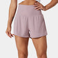 ✨️ 2025 It soldes 49% de réduction🥰 Short de yoga 2-en-1 avec taille haute et poches latérales