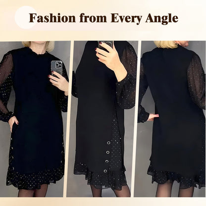 👗 66% DE RÉDUCTION ! ✨ Robe Femme à Strass – Élégante, Confortable & Parfaite pour Toutes Occasions 💫
