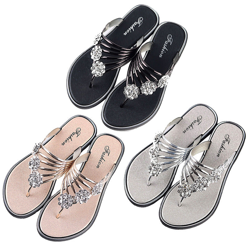 🎁50 % de réduction pour une durée limitée⏳Sandales plates pour femmes
