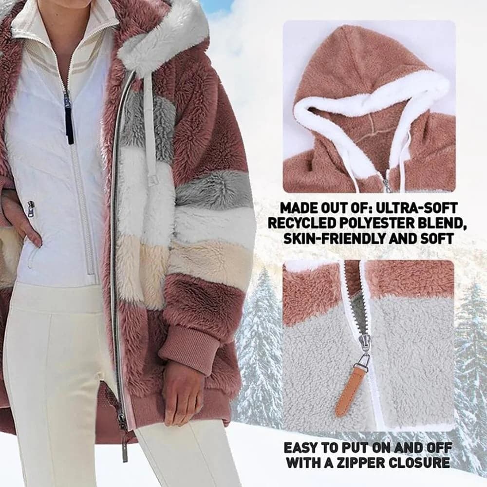 Manteau matelassé chaud en peluche Christmas Sale🔥 Offre limitée dans le temps