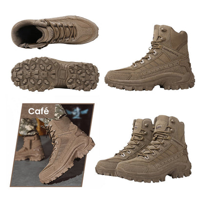 🎁Bottes de combat de travail anti-perforation imperméables pour hommes (amélioration de la durabilité)