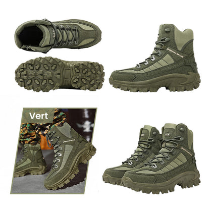 🎁Bottes de combat de travail anti-perforation imperméables pour hommes (amélioration de la durabilité)