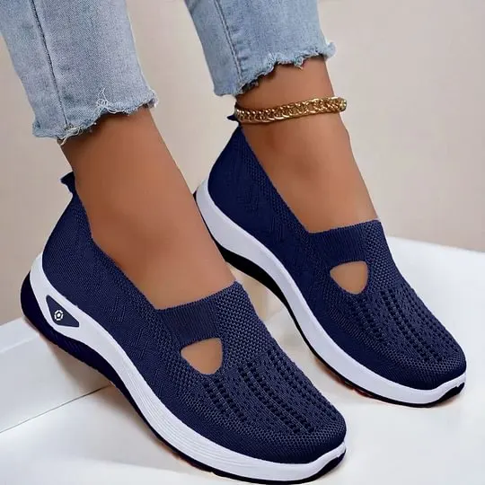 🔥Chaussures pour femmes, confortables, respirantes, antidérapantes, orthopédiques, pour les personnes d'âge moyen et les seniors