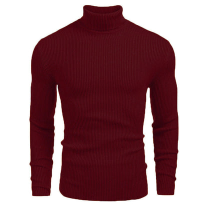 🧶 L'ÉLÉGANCE INTEMPORELLE | Pull Homme Slim à Col Roulé -50 %