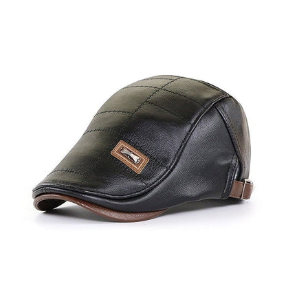 Béret en cuir nouvelle mode