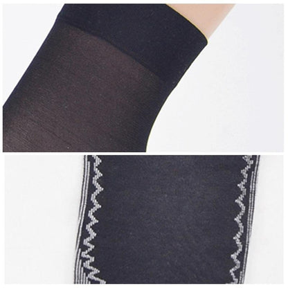🔥Chaussettes soyeuses en coton antidérapantes
