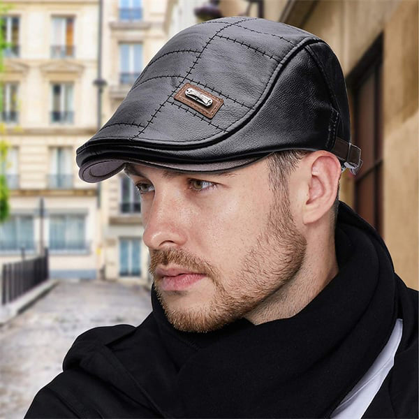 Béret en cuir nouvelle mode
