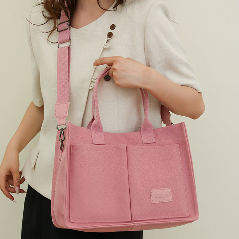 🔥Soldes de la Saint-Valentin -49% de réduction🎁Sac fourre-tout en toile à poches multiples