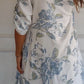 Robe Imprimé Simple en Coton et Lin